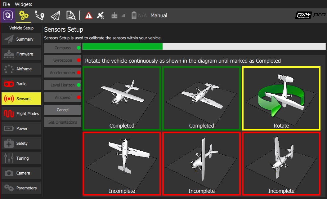 sensor_compass_calibrate_px4