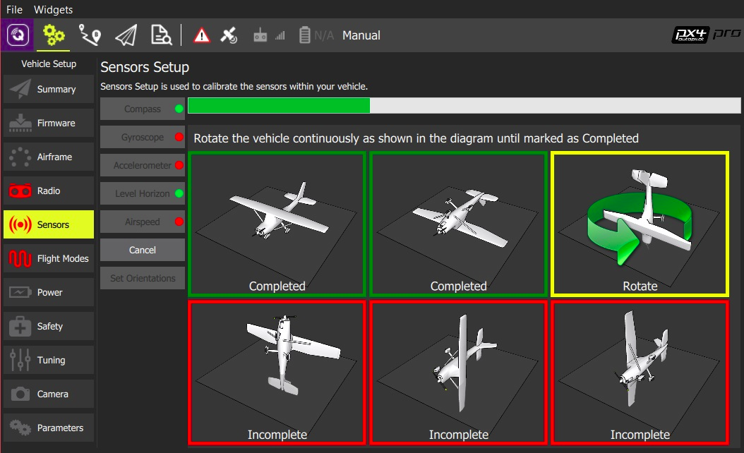 sensor_compass_calibrate_px4